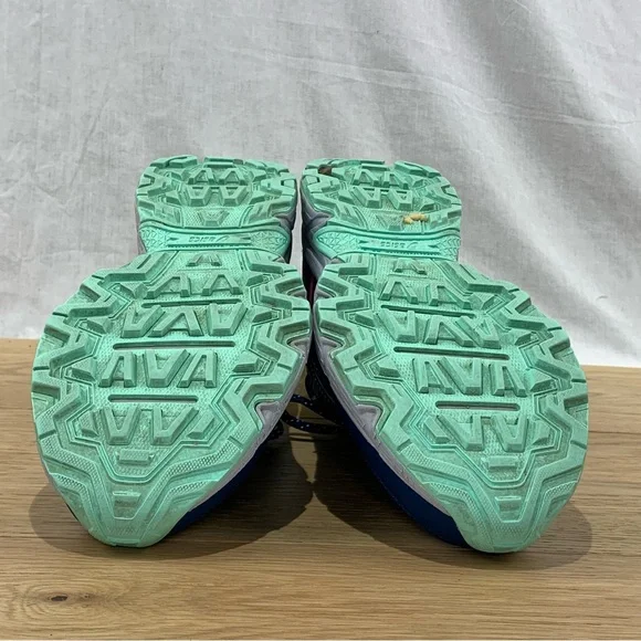 Asics Gel Venture 8 Trail Running Shoes Blue Pink Women’s Size 8 WIDE - Picture 7 of 9